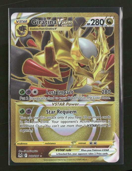 SWSH11: Lost Origin Giratina VSTAR (212) (Secret) #212/196