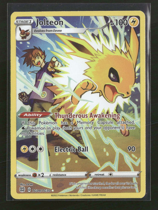 SWSH09: Brilliant Stars Trainer Gallery Jolteon #TG04/TG30