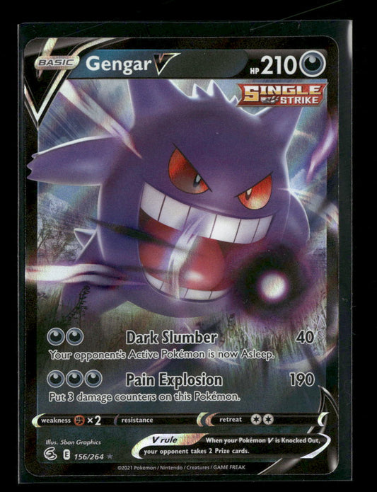 SWSH08: Fusion Strike Gengar V #156/264