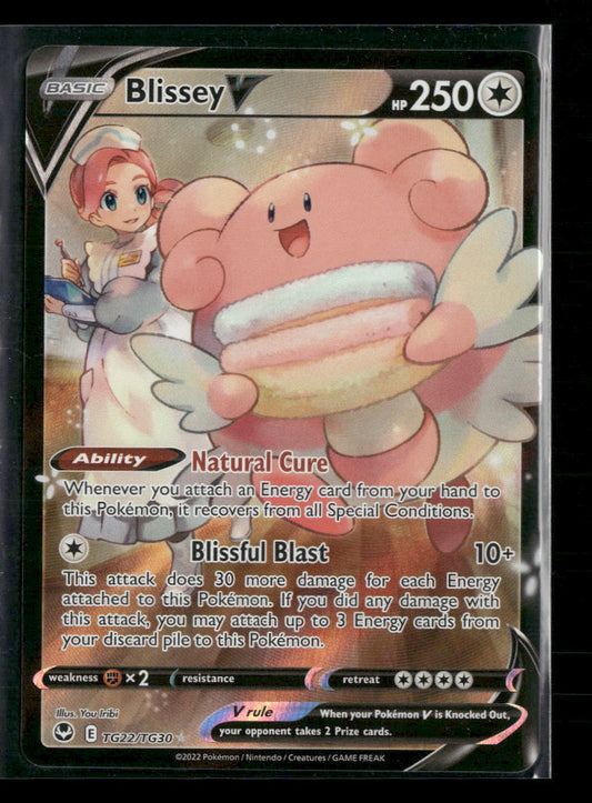 SWSH12: Silver Tempest Trainer Gallery Blissey V #TG22/TG30