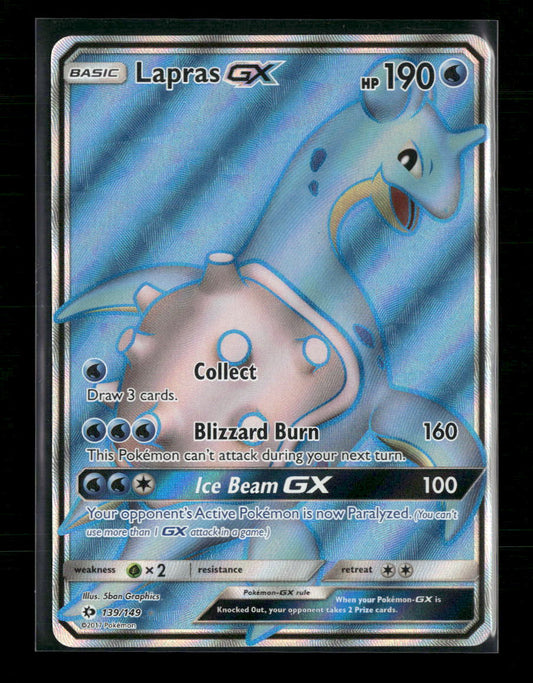 SM Base Set Lapras GX (Full Art) #139/149