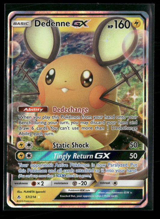 SM - Unbroken Bonds Dedenne GX #57/214