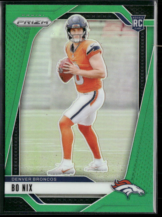 2024 Panini Prizm Green Bo Nix Rookie #309