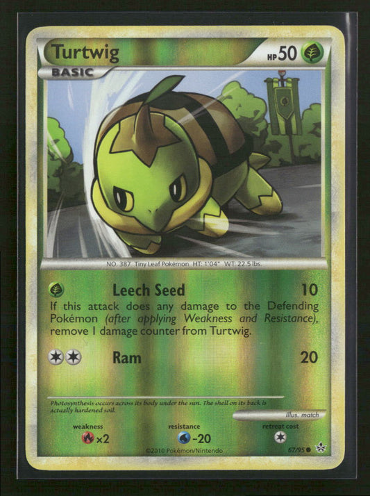 Unleashed Turtwig Reverse Holo #67/95