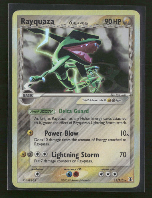 Delta Species Rayquaza (Delta Species) #13/113 *Damaged*