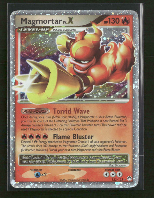 Mysterious Treasures Magmortar Lv.X #123/123