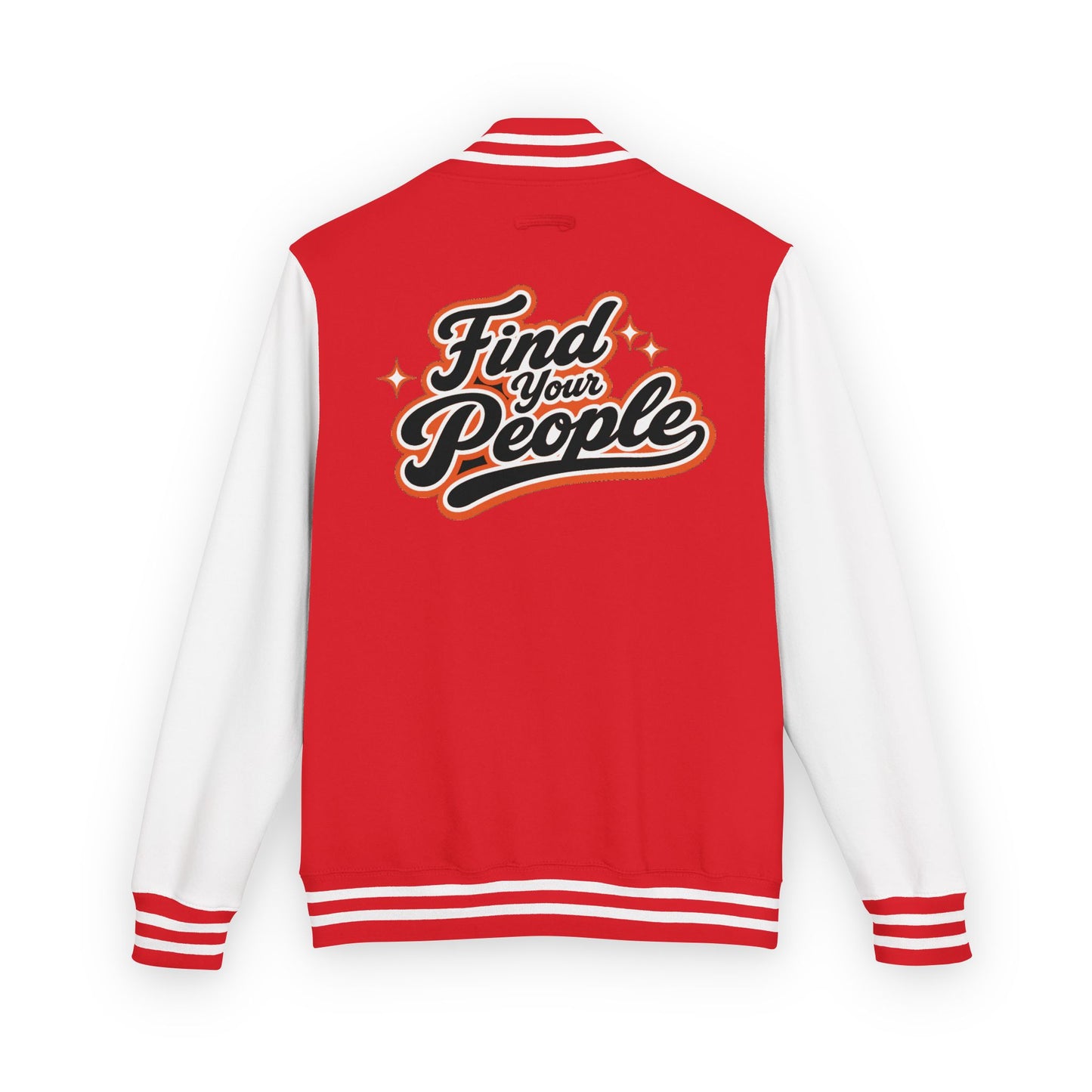 Letterman Jacket — "Find Your People" Retro Varsity Jacket