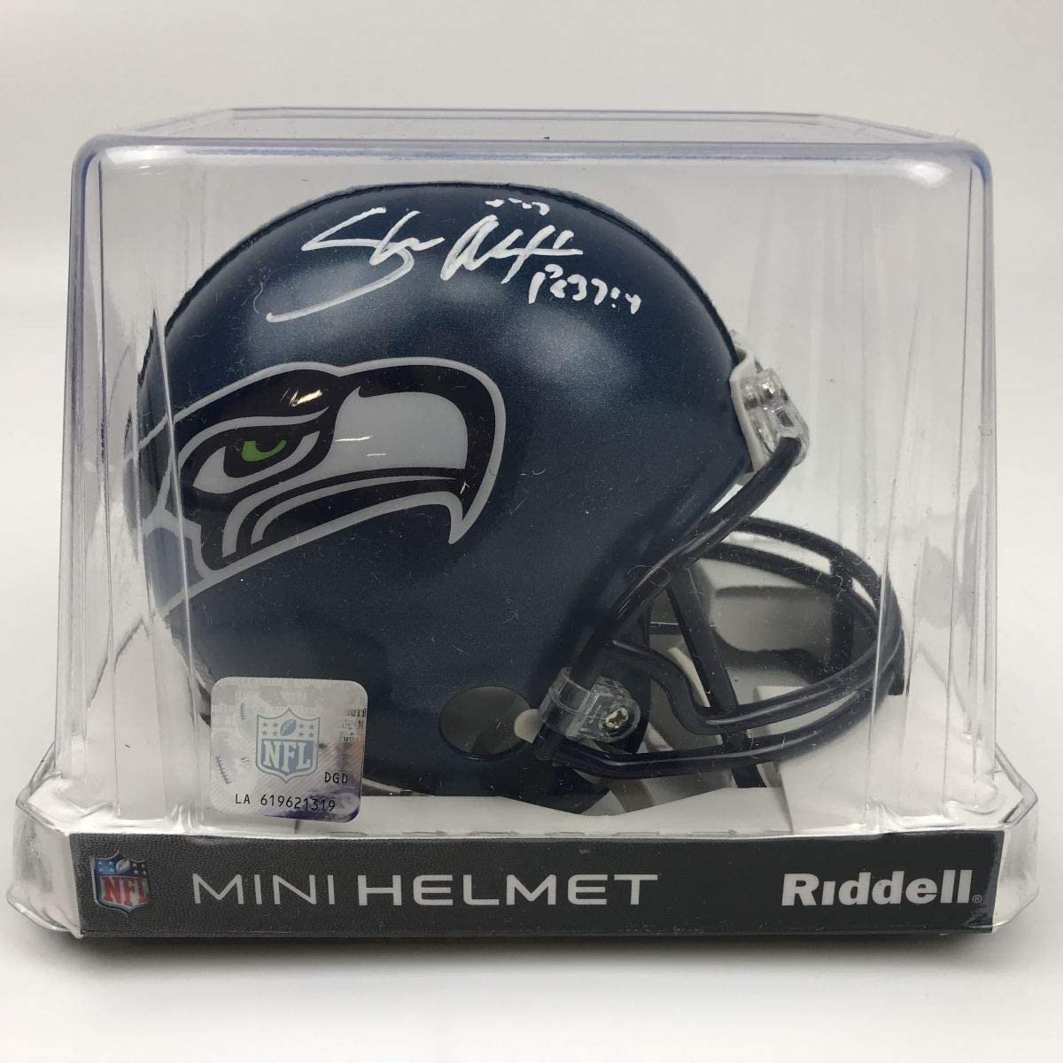 Autographed/Signed Shaun Alexander Seattle Seahawks Football Mini Helm –  Orb Sports Cards & Collectibles