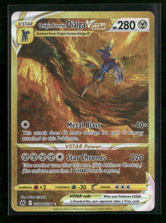 Crown Zenith: Galarian Gallery Origin Forme Dialga VSTAR (Secret) #GG68/GG70