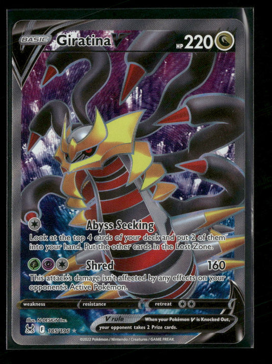 SWSH11: Lost Origin Giratina V (Full Art) #185/196