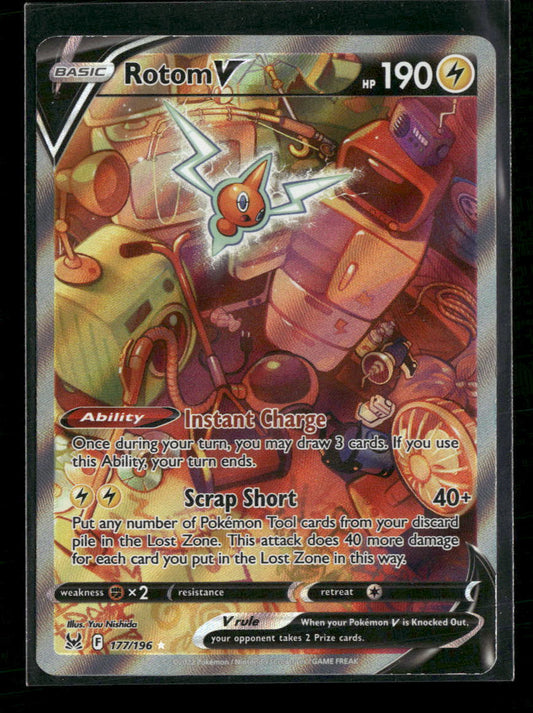 SWSH11: Lost Origin Rotom V (Alternate Full Art) #177/196