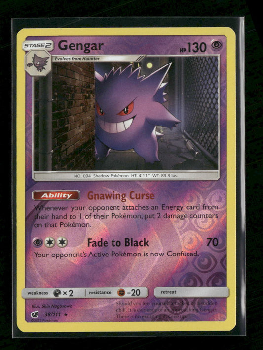 SM - Crimson Invasion Gengar Reverse Holo #38/111