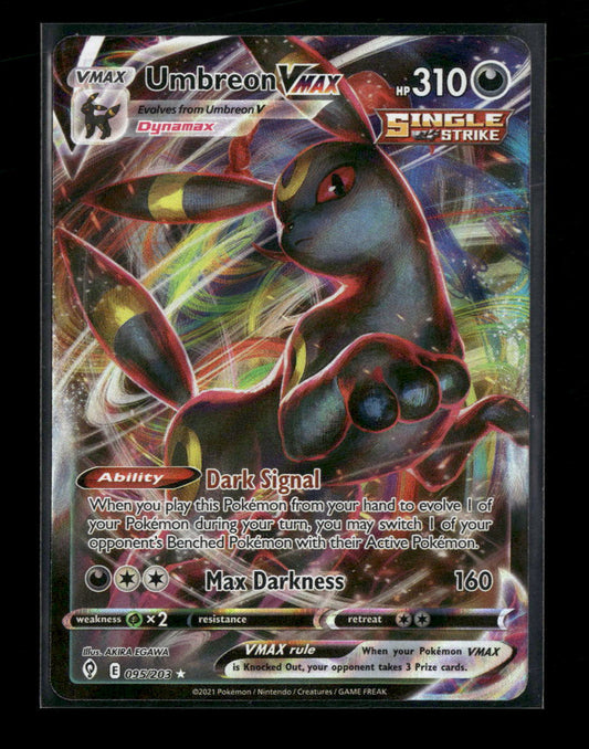 SWSH07: Evolving Skies Umbreon VMAX #095/203