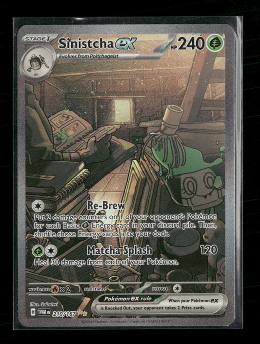 SV06: Twilight Masquerade Sinistcha ex #210/167