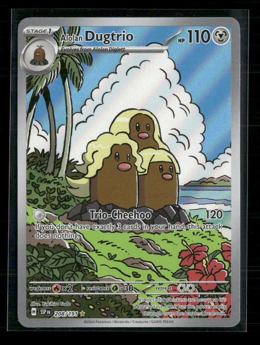 SV08: Surging Sparks Alolan Dugtrio #208/191