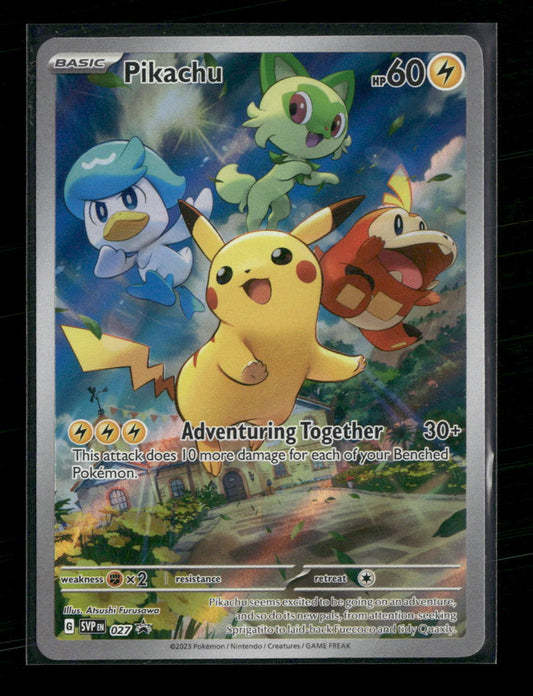 SV: Scarlet & Violet Promo Cards Pikachu #027