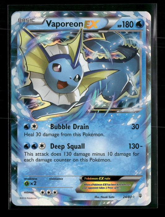 Generations Vaporeon EX #24/83