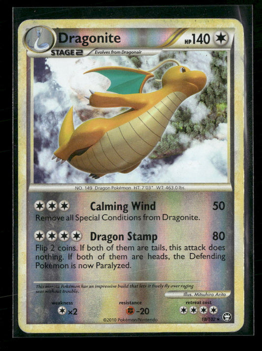 Triumphant Dragonite Reverse Holo #18/102