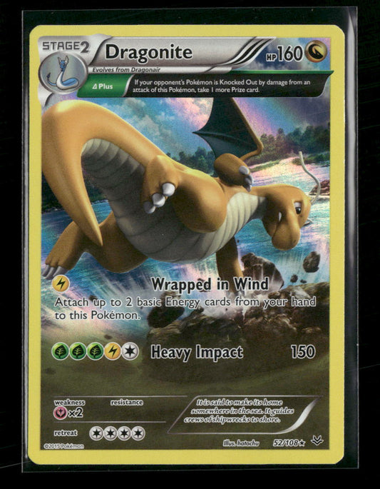 XY - Roaring Skies Dragonite (52 Delta) #52/108