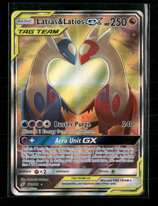 SM - Team Up Latias & Latios GX (Alternate Full Art) #170/181
