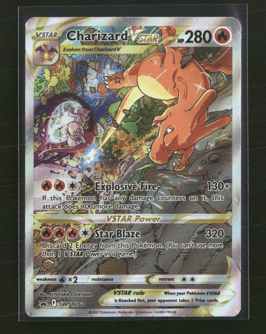 SWSH: Sword & Shield Promo Cards Charizard VSTAR #SWSH262 (Damaged)