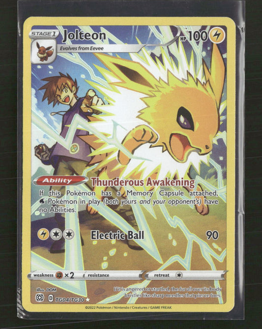 SWSH09: Brilliant Stars Trainer Gallery Jolteon #TG04/TG30