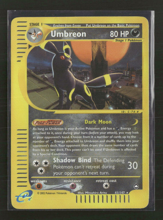 Aquapolis Umbreon #041/147 (Damaged)