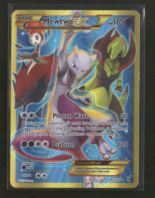 XY - BREAKthrough Mewtwo EX (163 Secret Full Art) #163/162