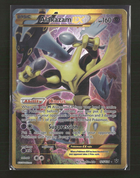 XY - Fates Collide Alakazam EX (Secret) #125/124