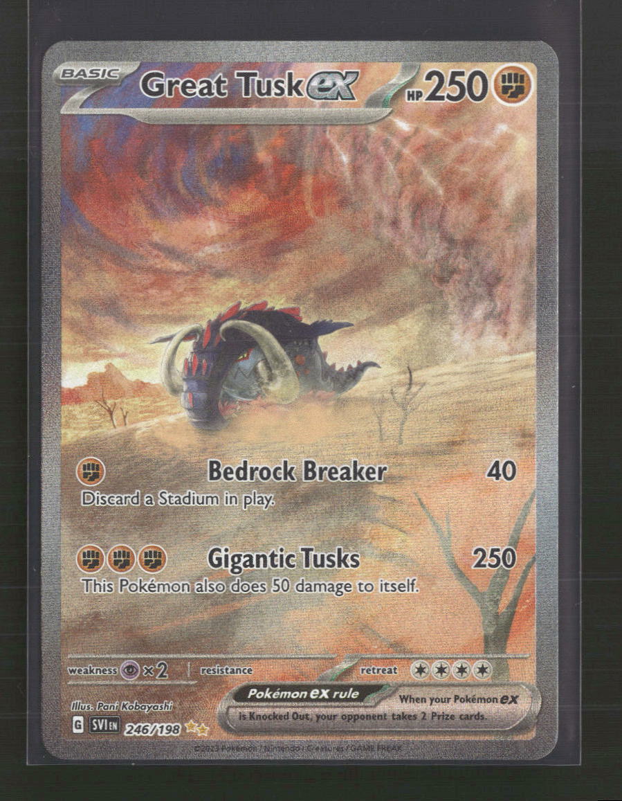 SV01: Scarlet & Violet Base Set Great Tusk ex #246/198