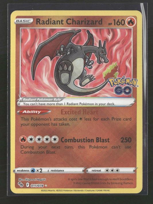 Pokemon GO Radiant Charizard #011/078