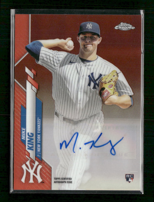 2020 Topps Chrome Update Rookie Autographs Orange Mike King #/25 #USA-MK