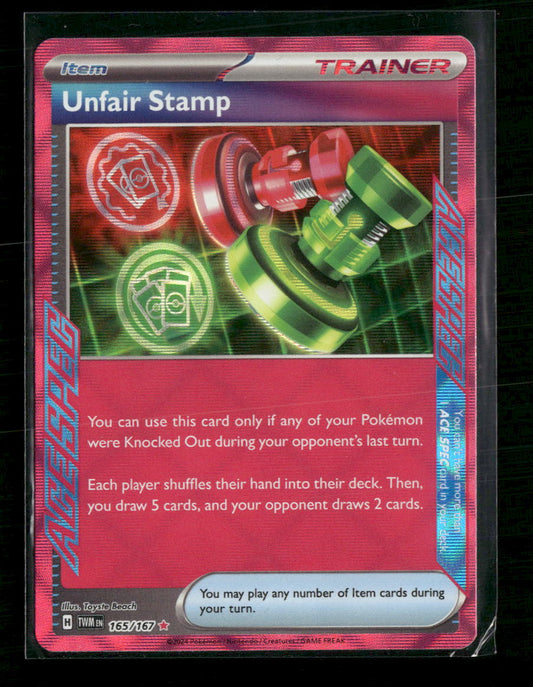 SV06: Twilight Masquerade Unfair Stamp #165/167