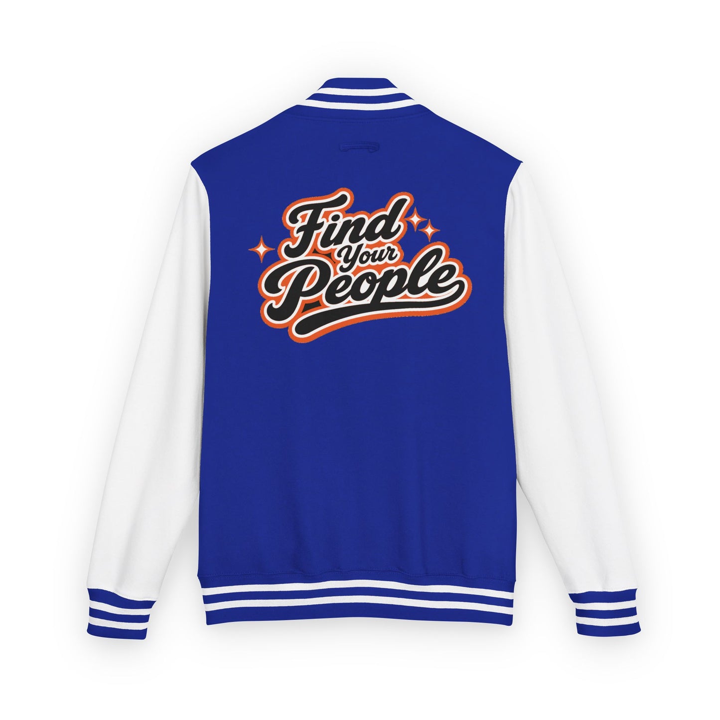 Letterman Jacket — "Find Your People" Retro Varsity Jacket