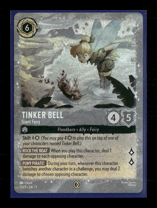 Disney Lorcana Promo Cards Tinker Bell - Giant Fairy #11