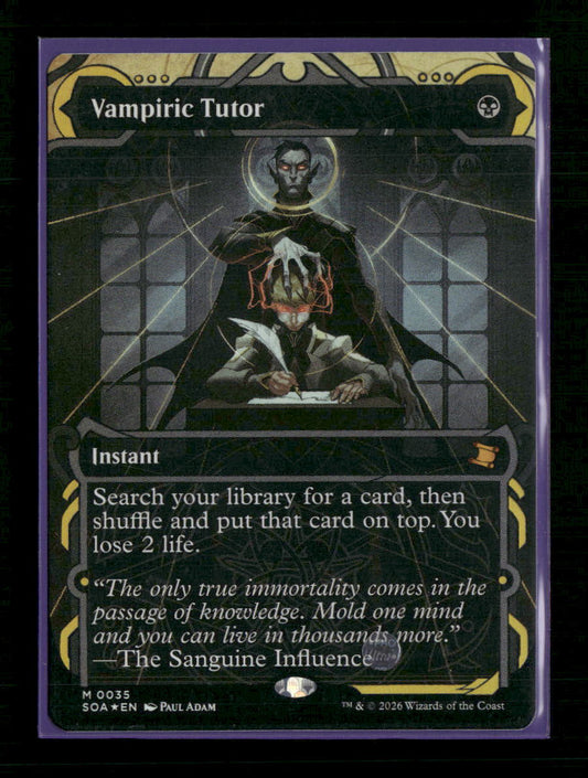 Secrets of Strixhaven: Mystical Archive Vampiric Tutor Foil #35