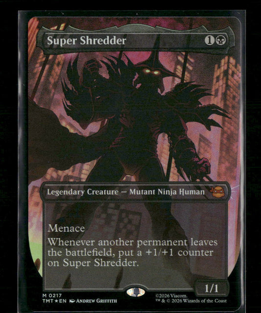 Teenage Mutant Ninja Turtles Super Shredder (Borderless) Foil #217