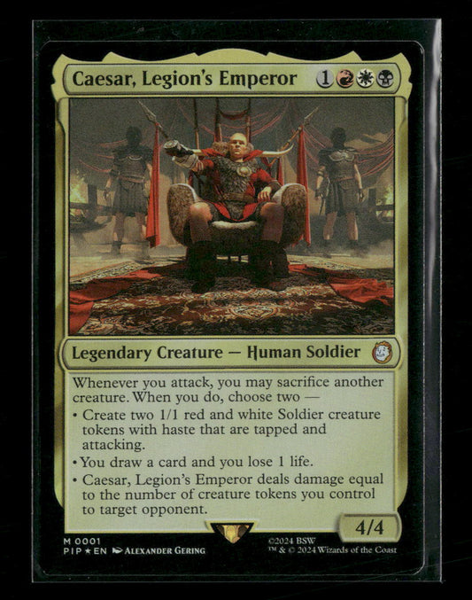 Universes Beyond: Fallout Caesar, Legion's Emperor Foil #1
