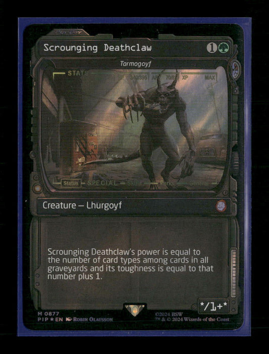 Universes Beyond: Fallout Scrounging Deathclaw (Surge Foil) #877