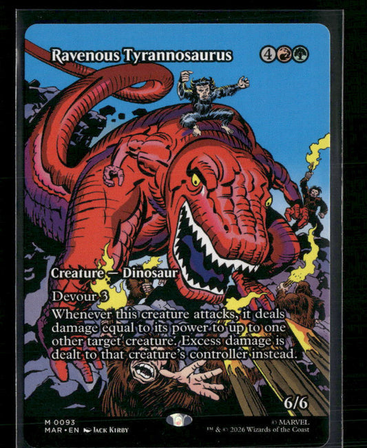 Marvel Universe Eternal-Legal Ravenous Tyrannosaurus (Borderless) #93