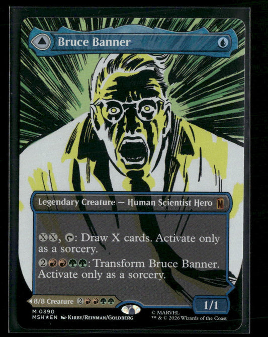 Marvel Super Heroes Bruce Banner (Borderless) (0390) Foil #390