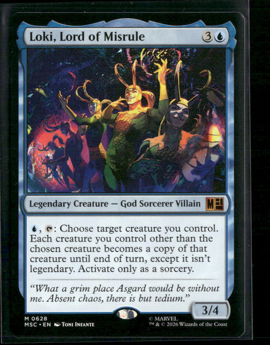 Commander: Marvel Super Heroes Loki, Lord of Misrule #628