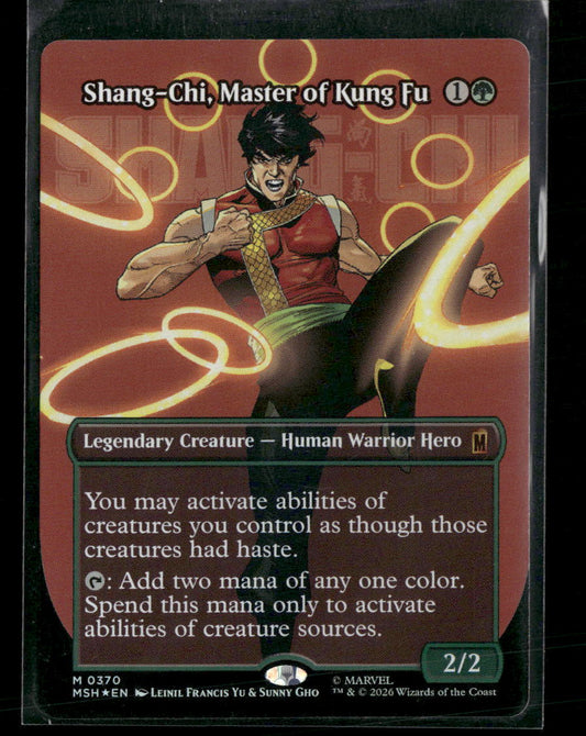 Marvel Super Heroes Shang-Chi, Master of Kung Fu (Borderless) (0370) Foil #370