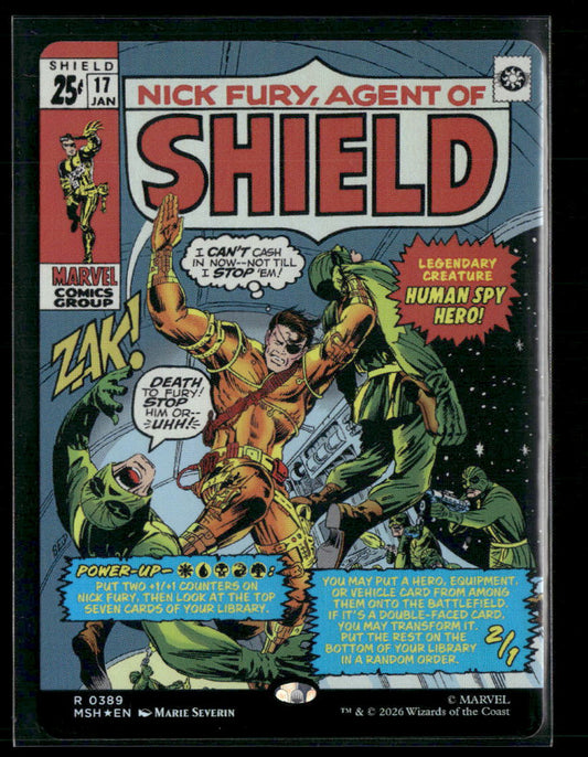 Marvel Super Heroes Nick Fury, Agent of S.H.I.E.L.D. (Borderless) Foil #389