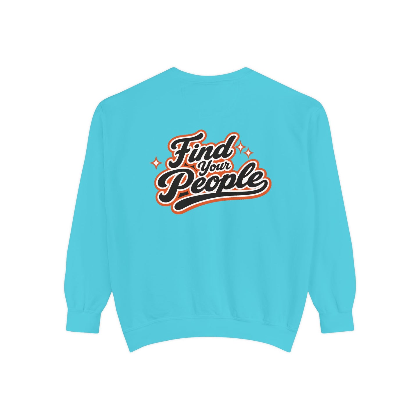 Find Your People Sweatshirt — ORB Trading Cards Retro Graphic Crewneck