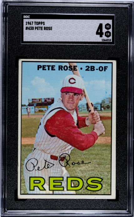 1967 Topps Pete Rose 4 SGC #430