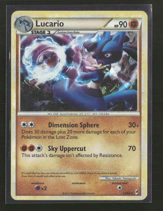 Deck Exclusives Lucario (Cracked Ice Holo) #014/095