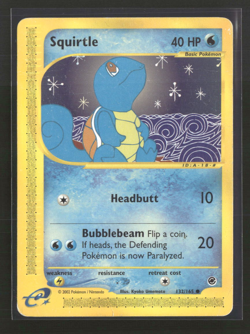 Expedition Squirtle (132) #132/165 *Damaged*