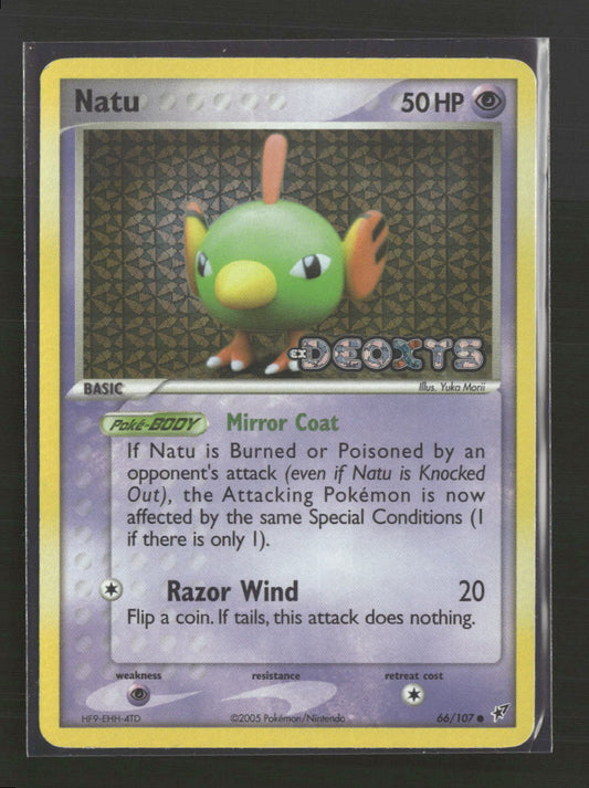 Deoxys Natu Reverse Holo #66/107