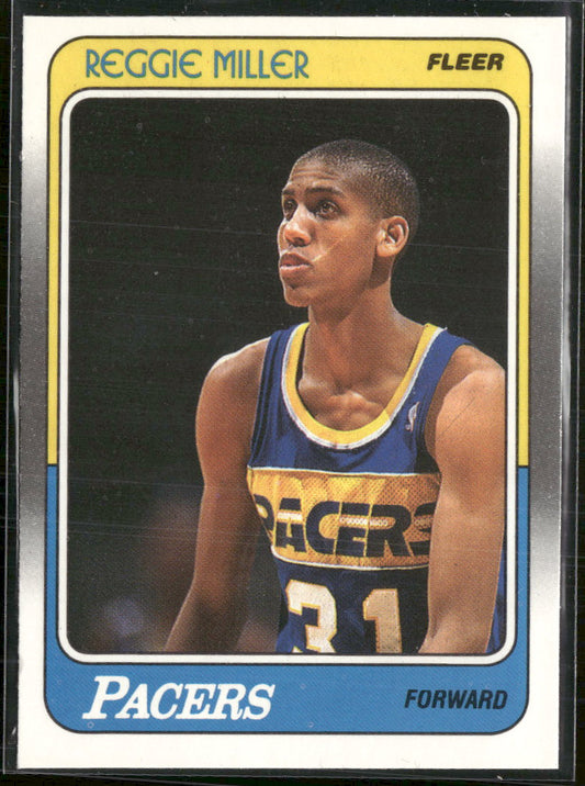 1988-89 Fleer Reggie Miller Rookie #57